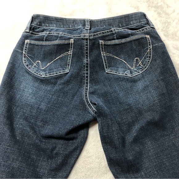 Warehouse One Bottoms up Curvy Boot Dark Wash Denim Jeans - Picture 4 of 10